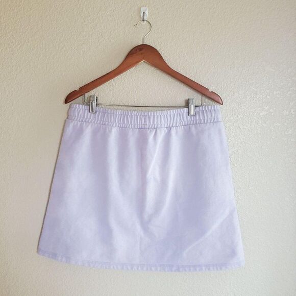 Puma Womens Skirt Purple L Active with Pockets Drawstring Mini New - Picture 7 of 9